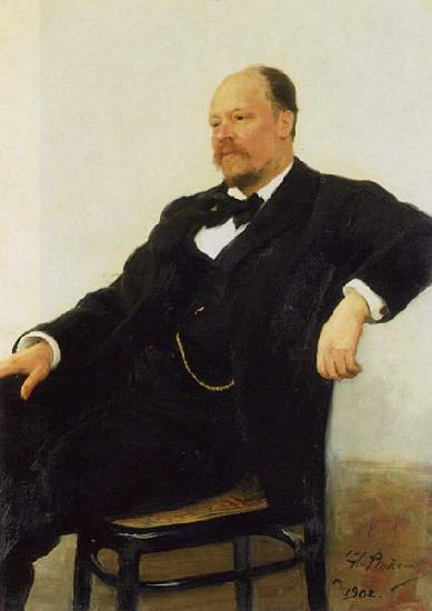 Ilya Yefimovich Repin Portrait of the composer Anatoly Konstantinovich Lyadov oil painting image